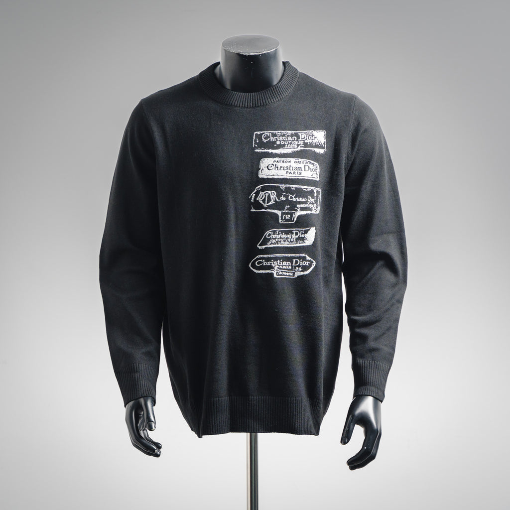 CD 25fw embroidered sweater