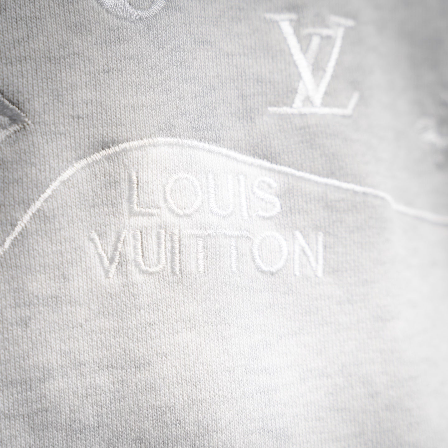 Louis 25fw embroidered hoodie
