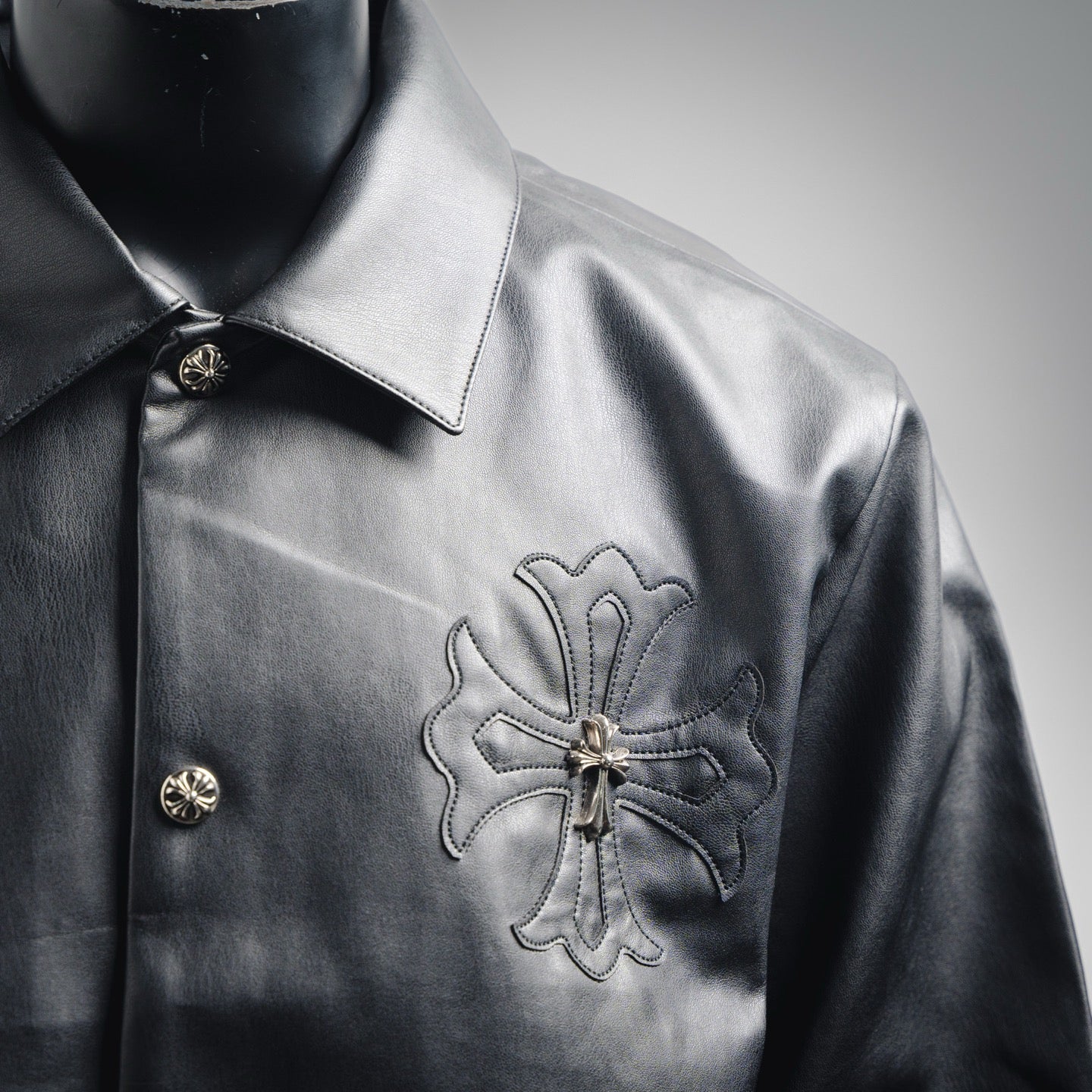 Chrome 25fw leather jacket