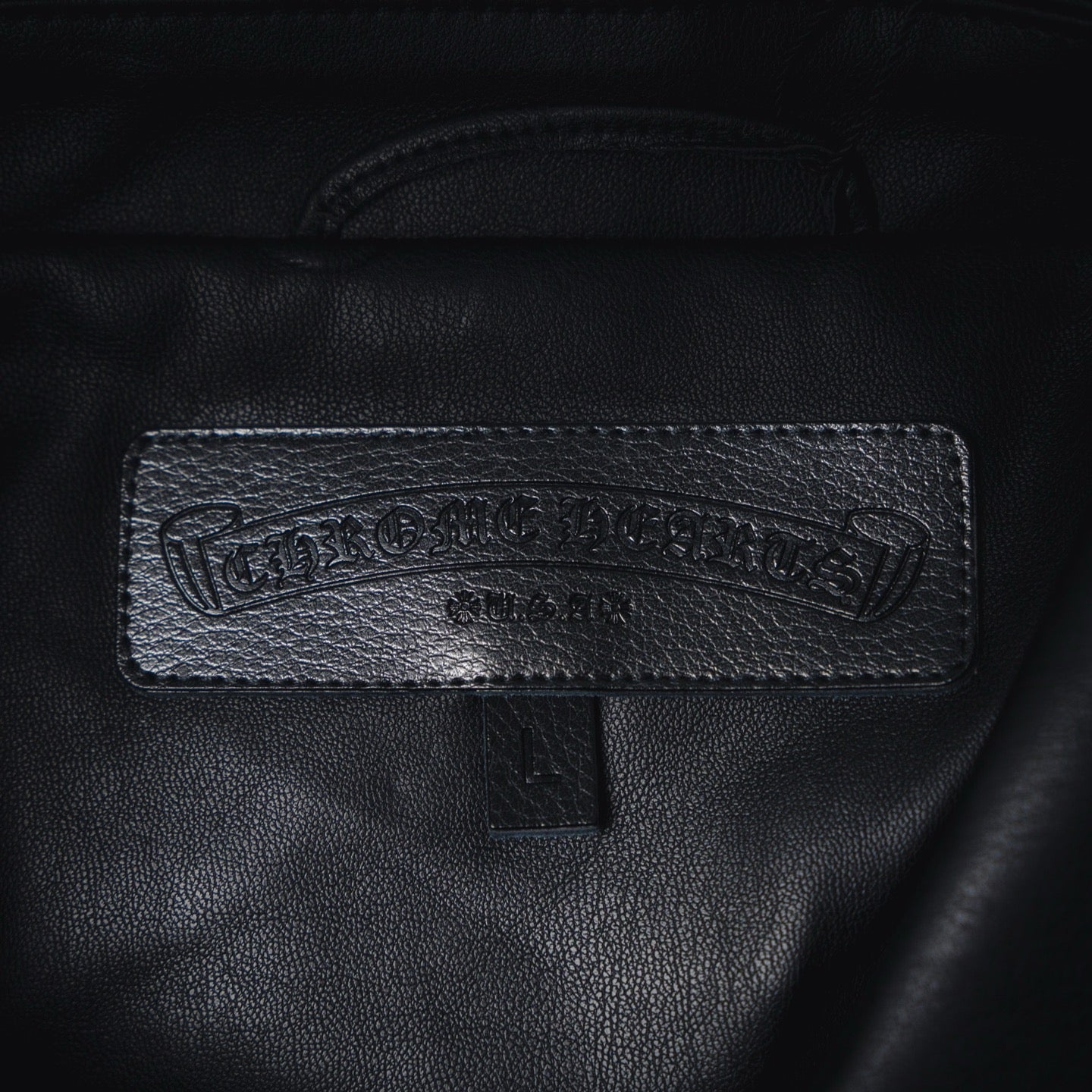 Chrome 25fw leather jacket