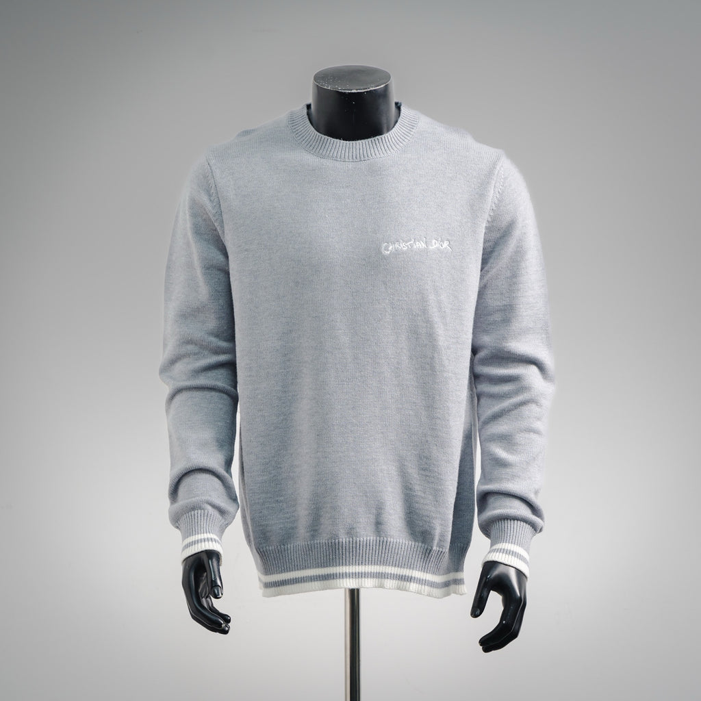 CD 25fw embroidered sweater