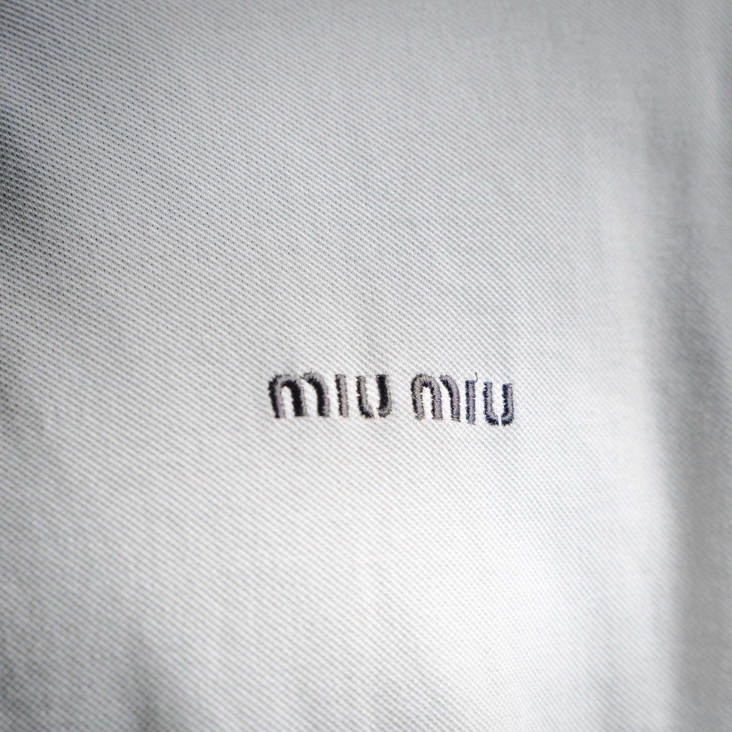 Miu 25fw embroidered shirt