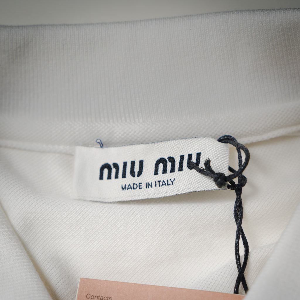 Miu 25fw embroidered shirt