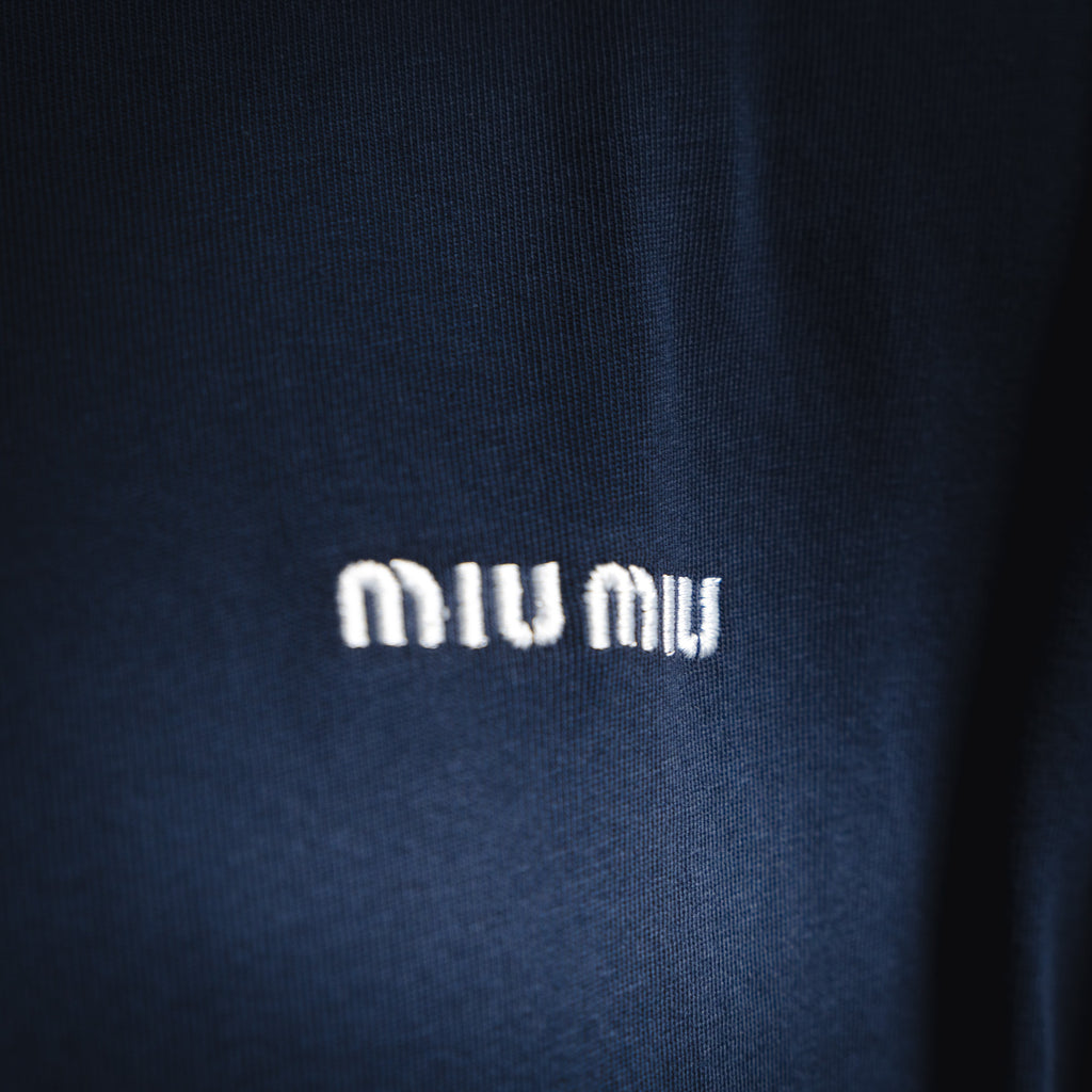 Miu 25fw embroidered shirt