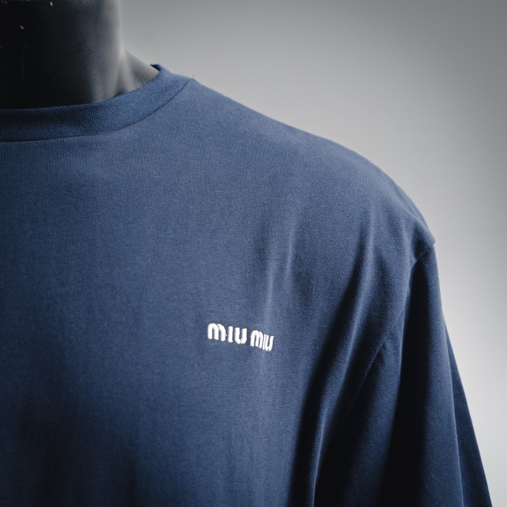 Miu 25fw embroidered shirt