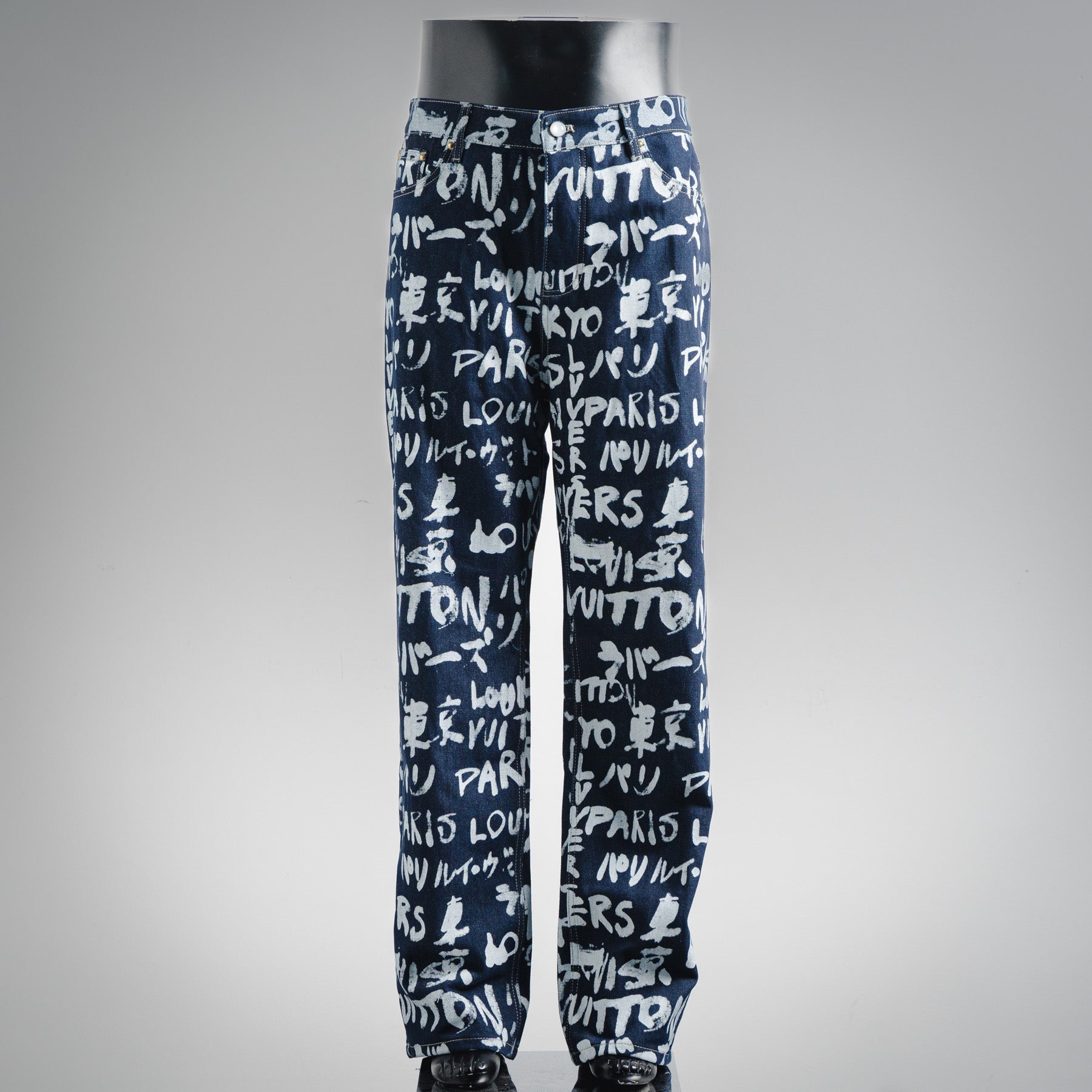 Louis 25fw printed jeans