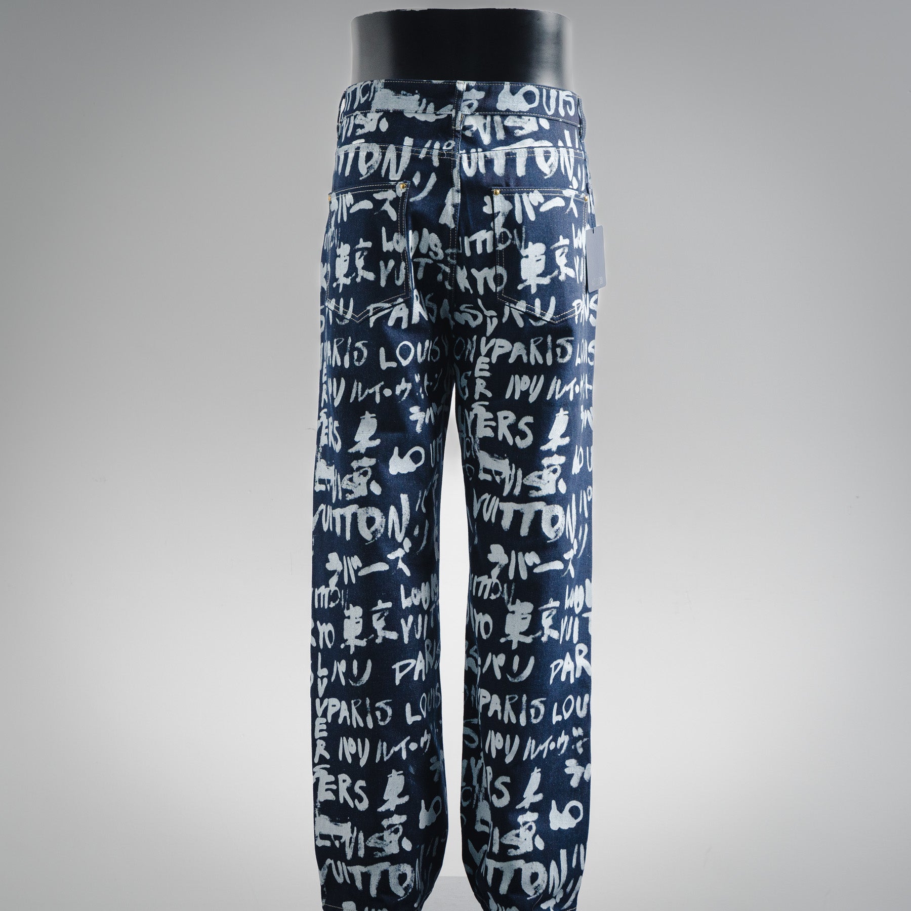 Louis 25fw printed jeans