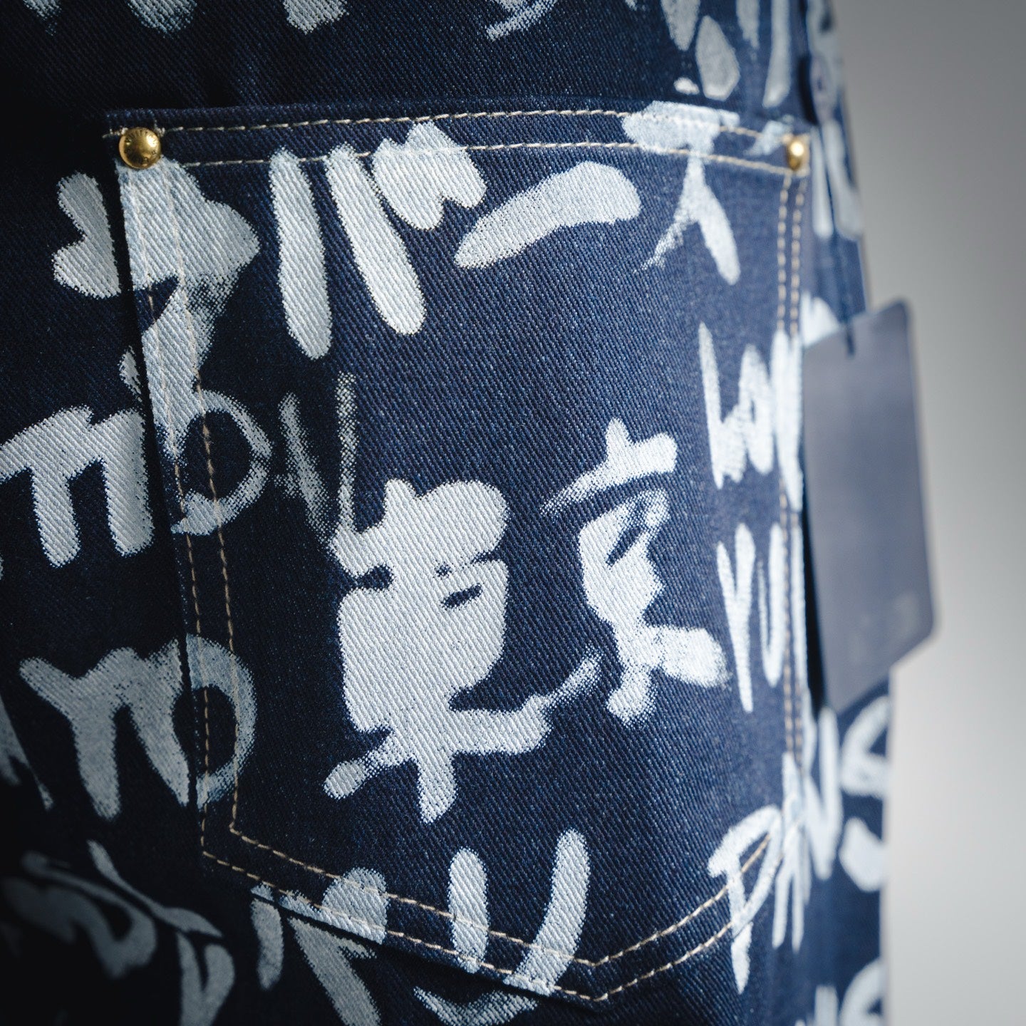 Louis 25fw printed jeans