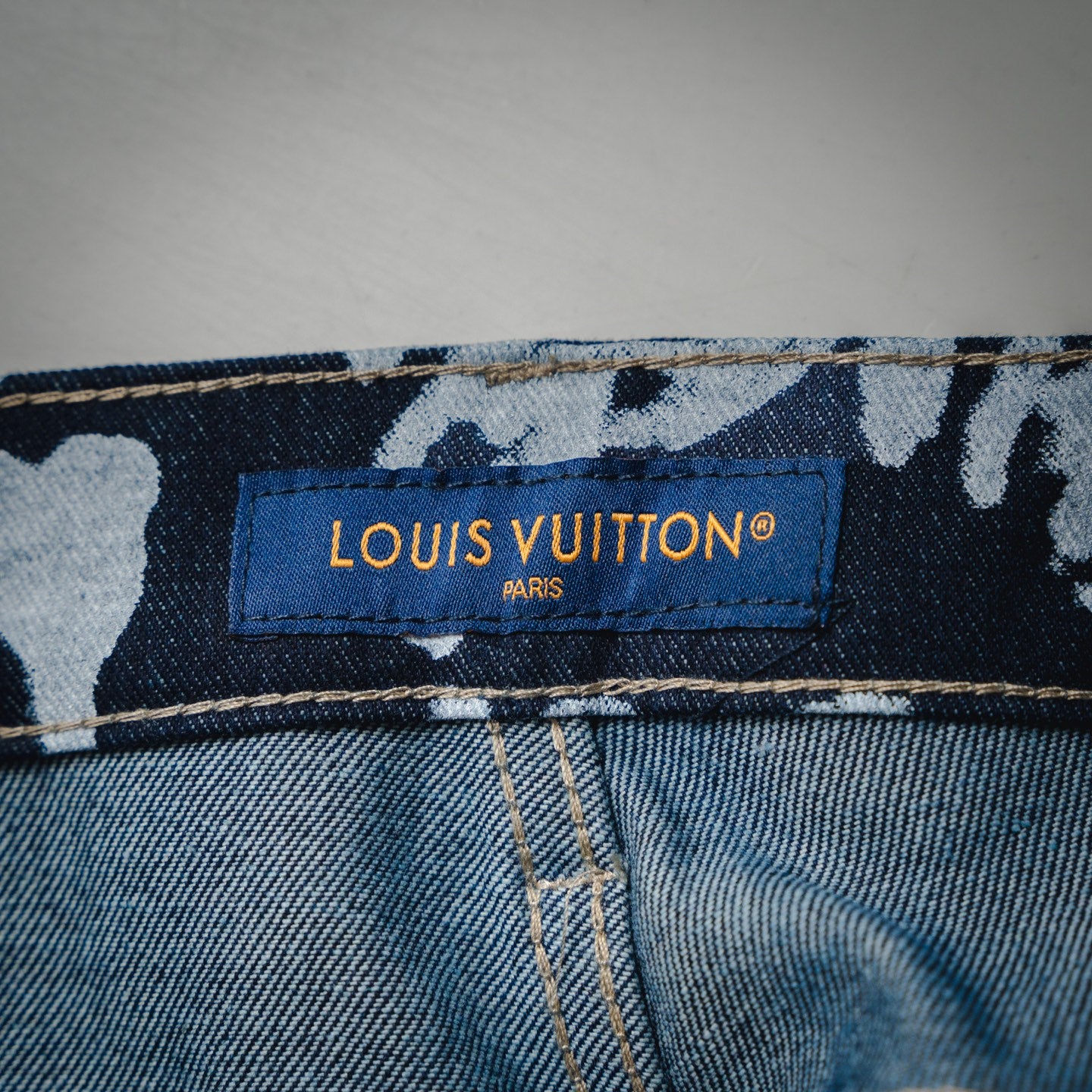 Louis 25fw printed jeans