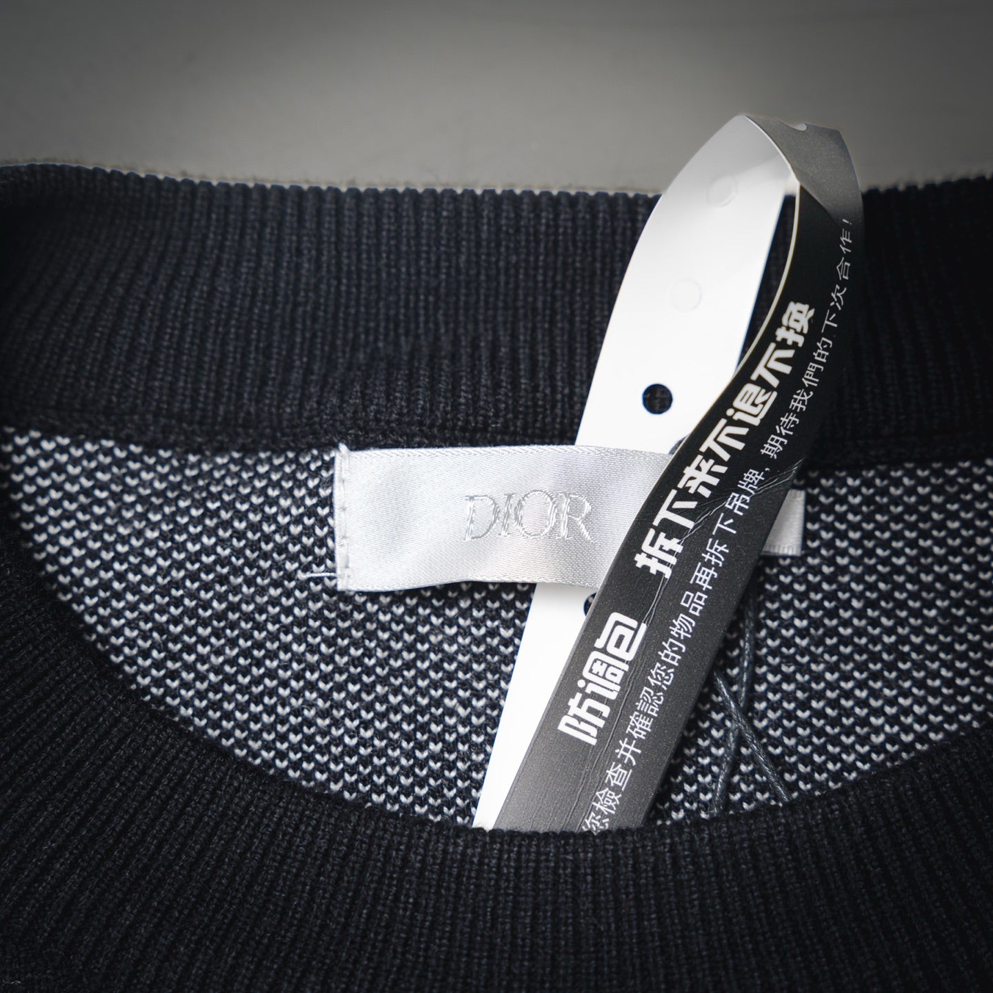 CD 25fw jacquard sweater