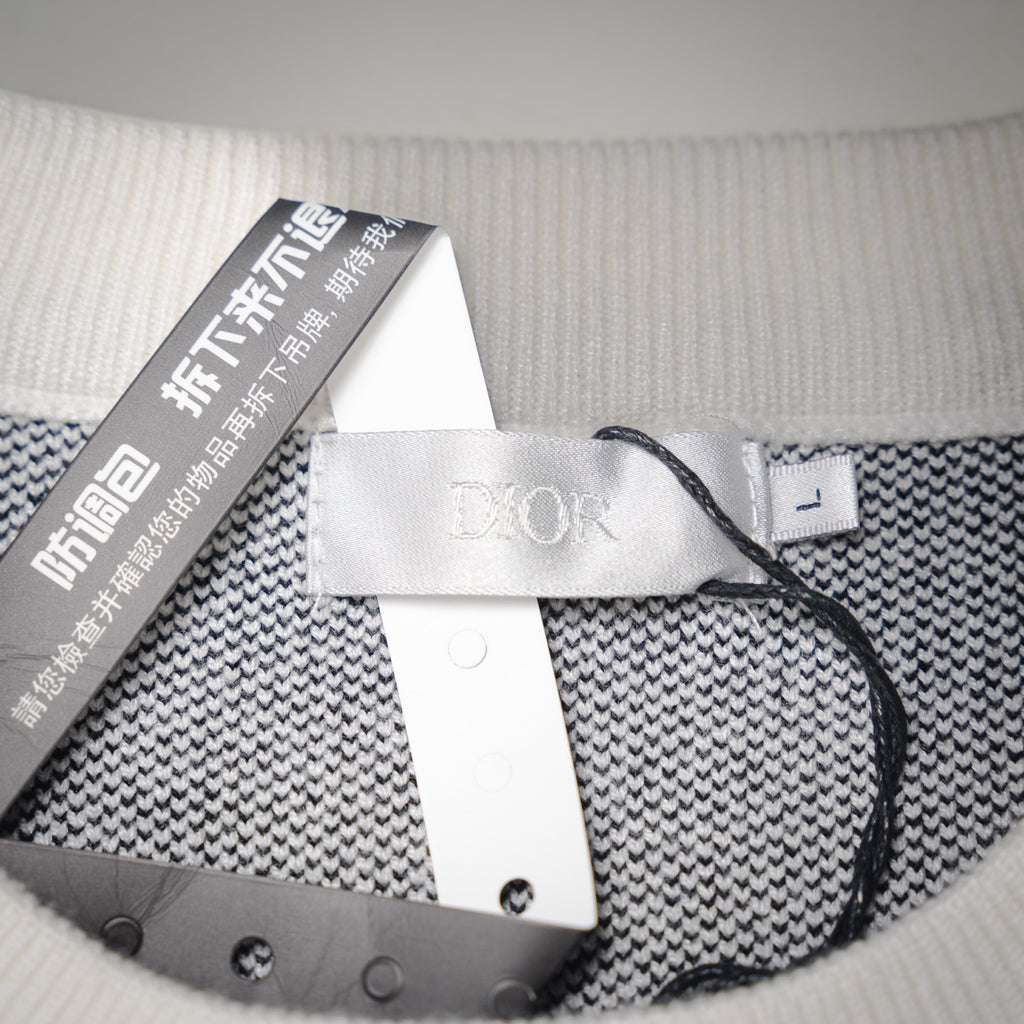 CD 25fw jacquard sweater