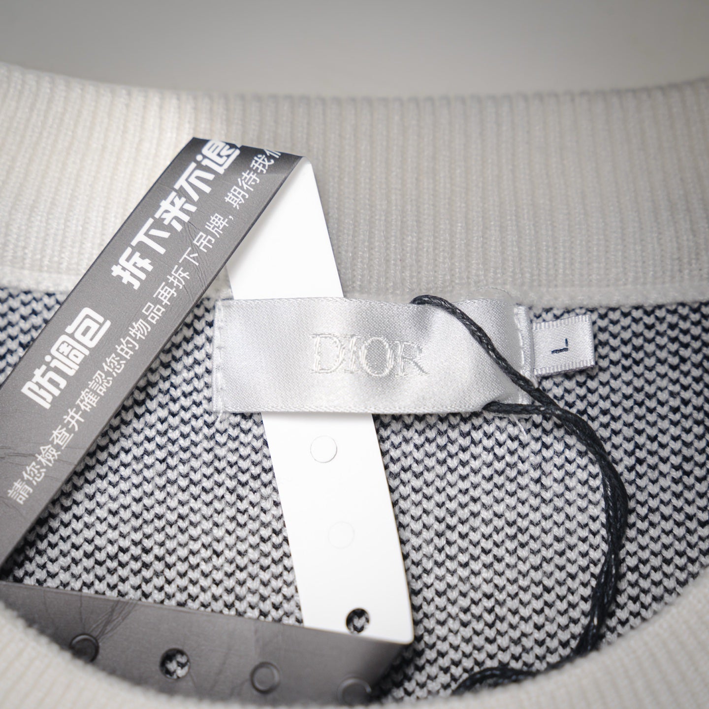 CD 25fw jacquard sweater