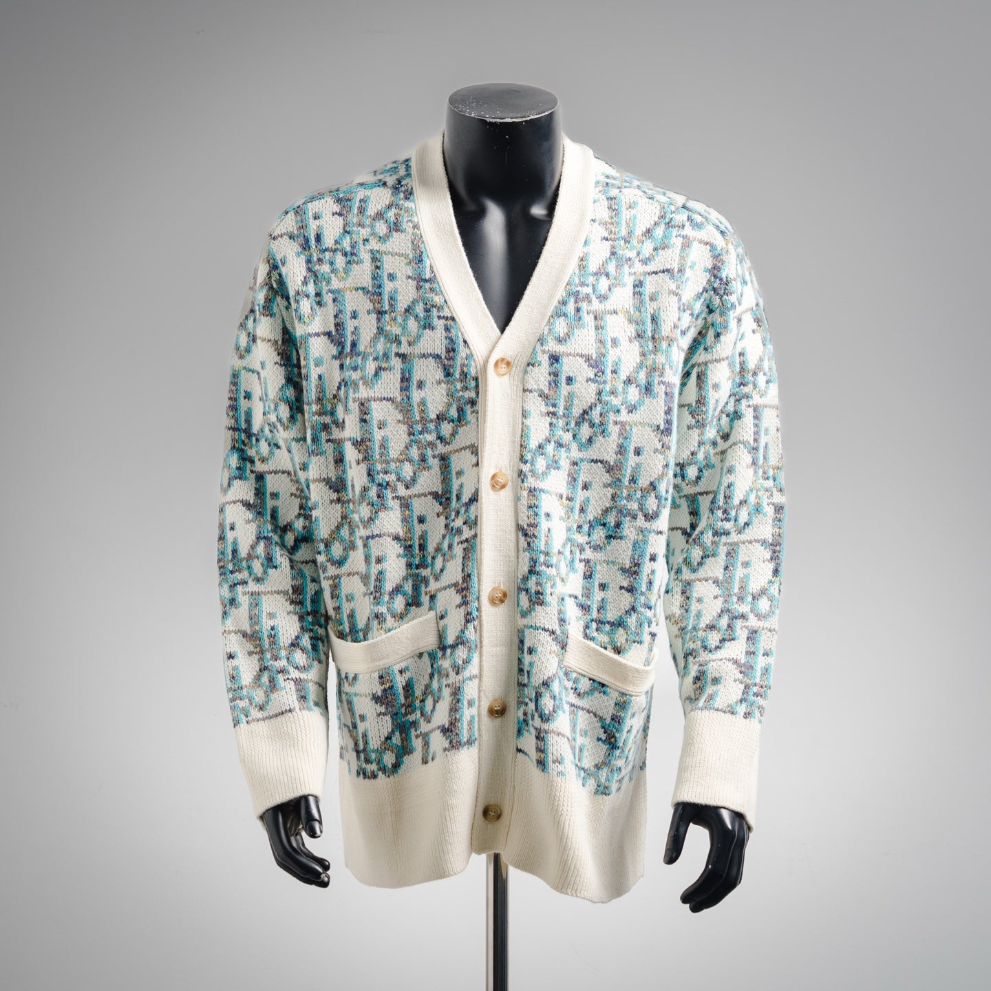 CD 25fw jacquard cardigan