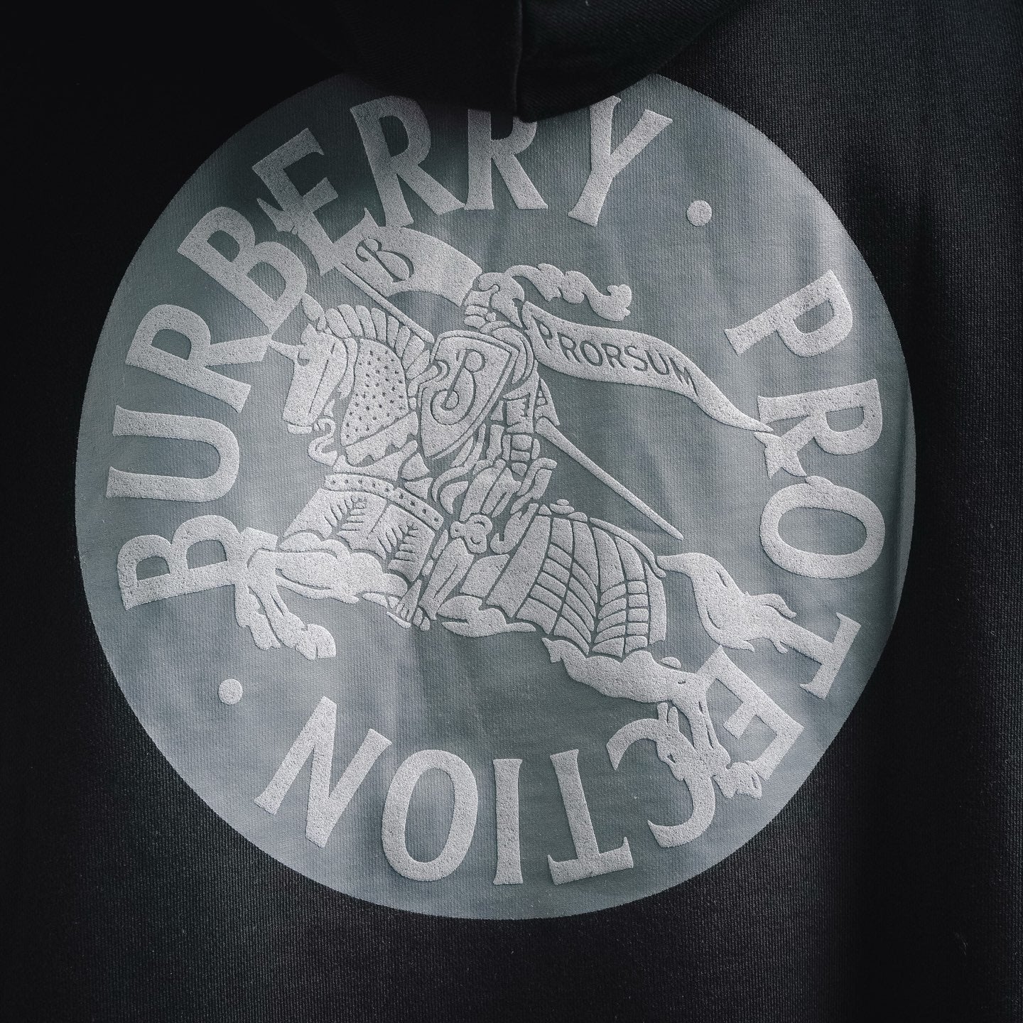 Burbery 25fw printed hoodie