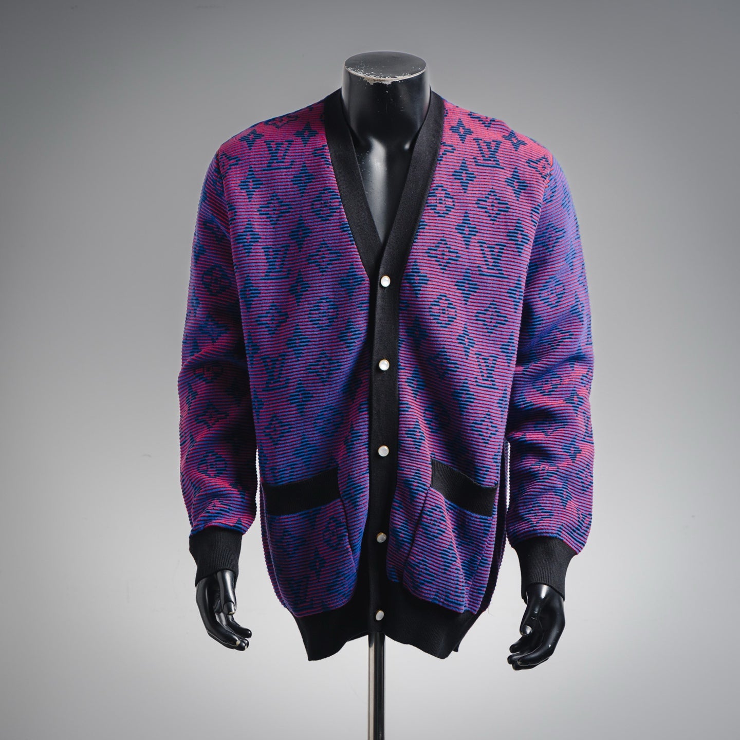 Louis 25fw jacquard cardigan