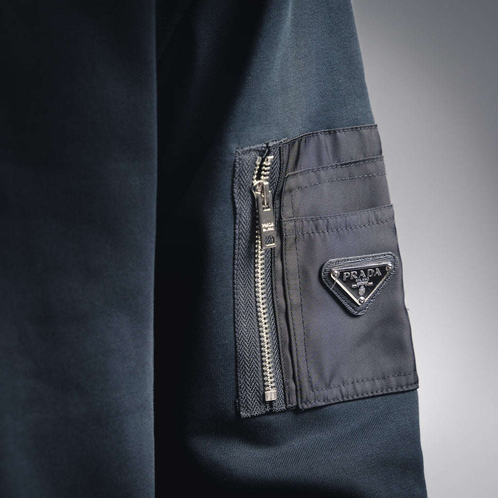 Pra 25fw splicing shirt