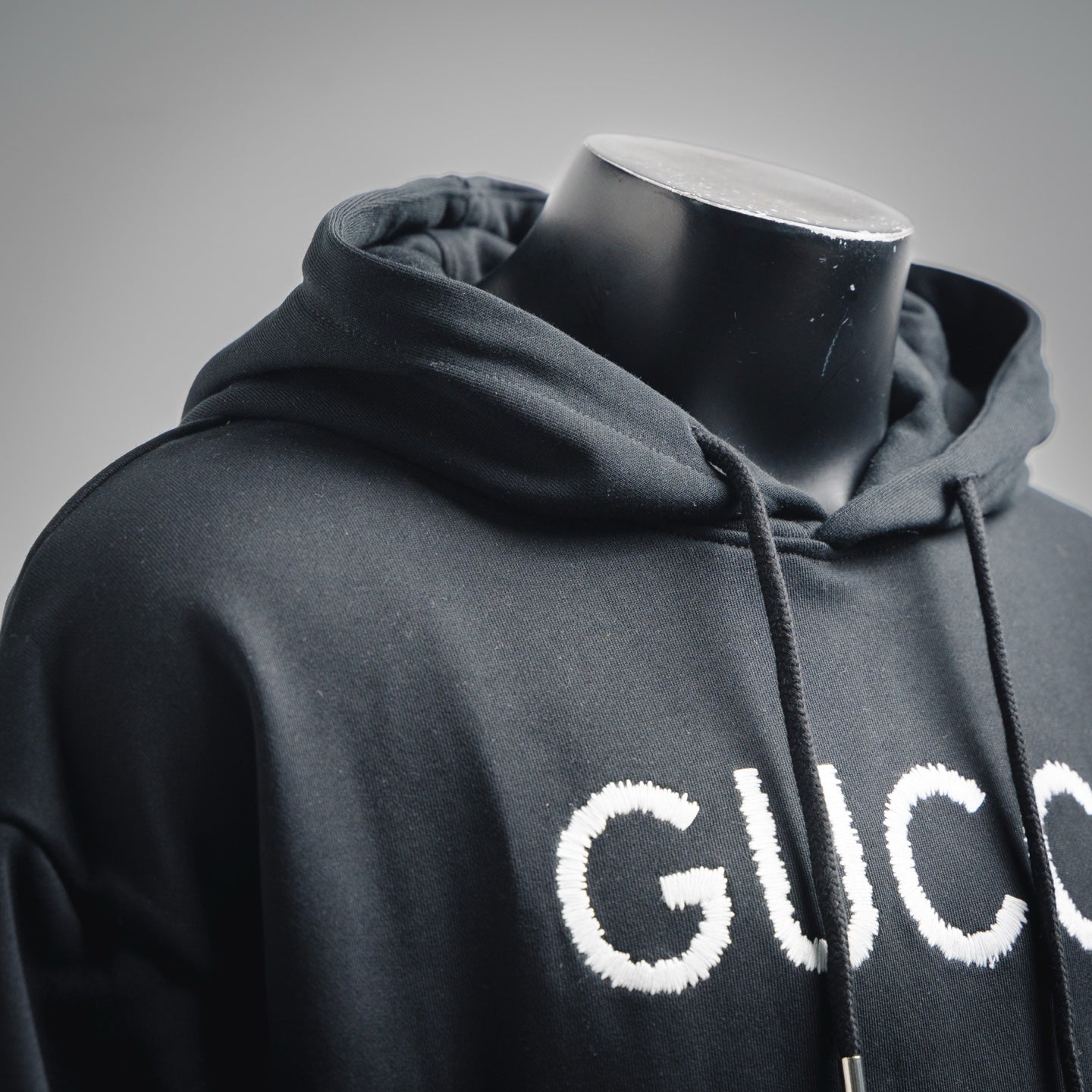Guc 25fw embroidered hoodie