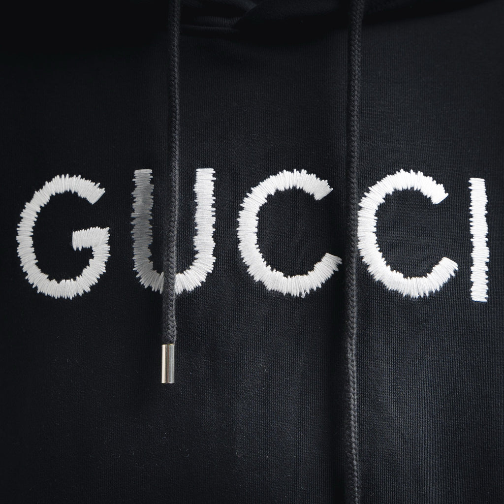 Guc 25fw embroidered hoodie