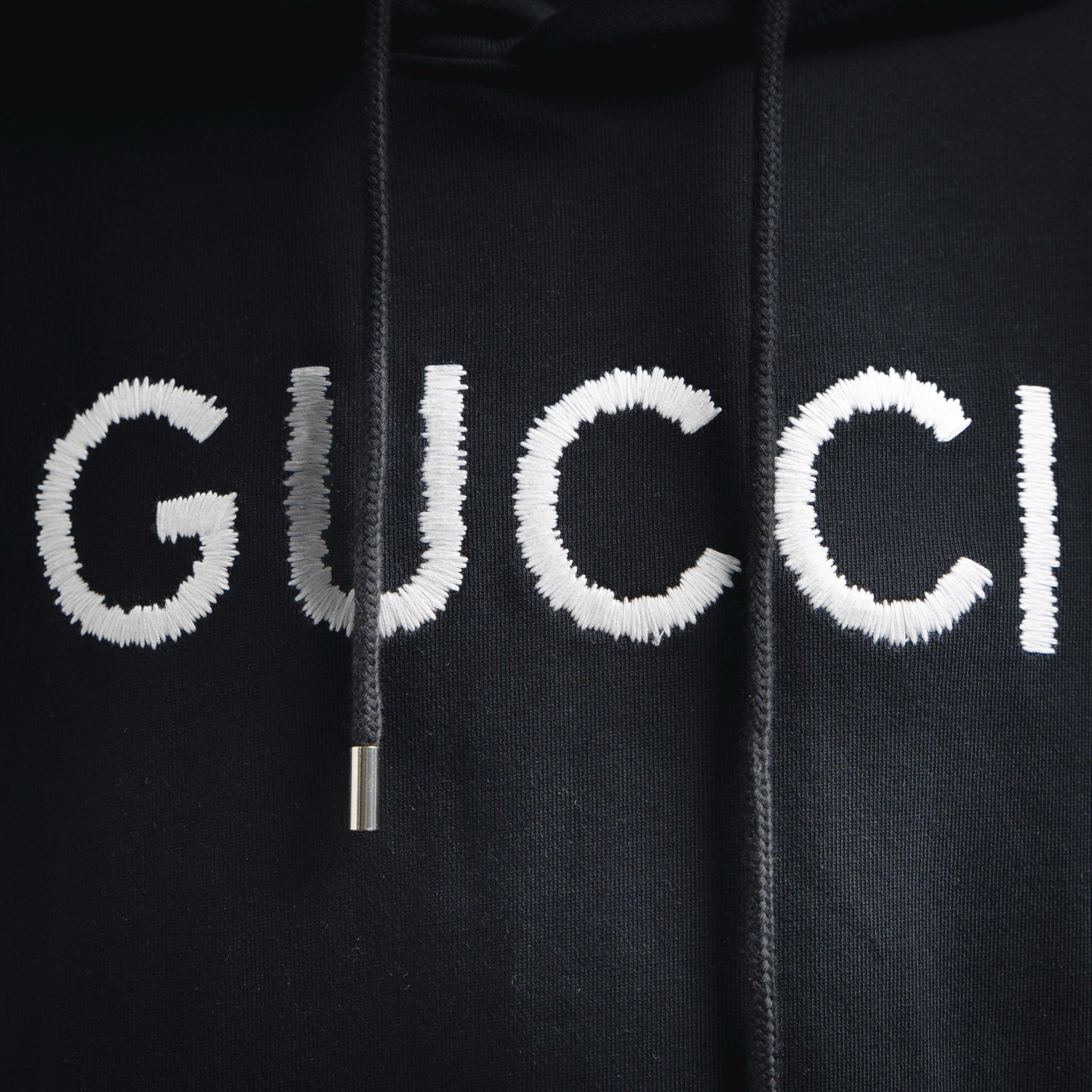 Guc 25fw embroidered hoodie
