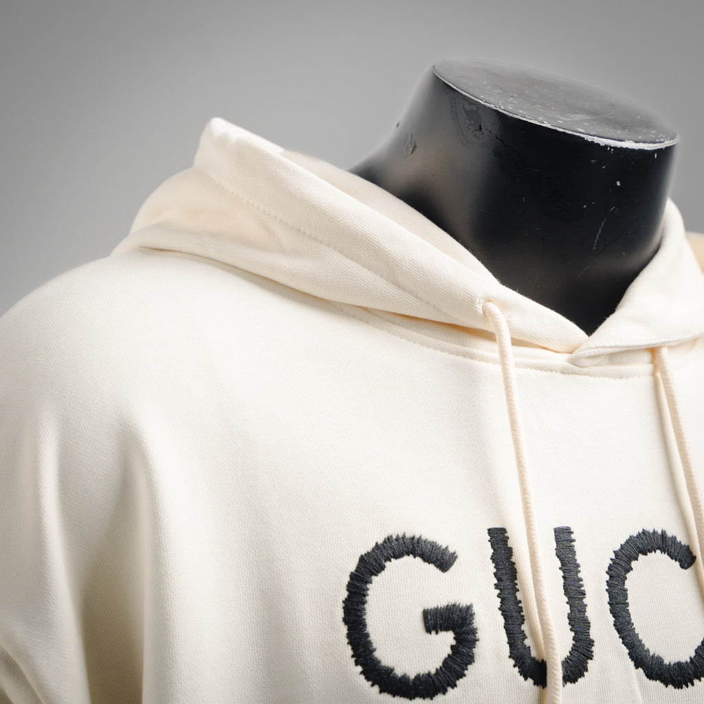 Guc 25fw embroidered hoodie