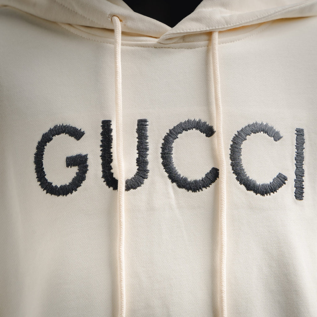 Guc 25fw embroidered hoodie