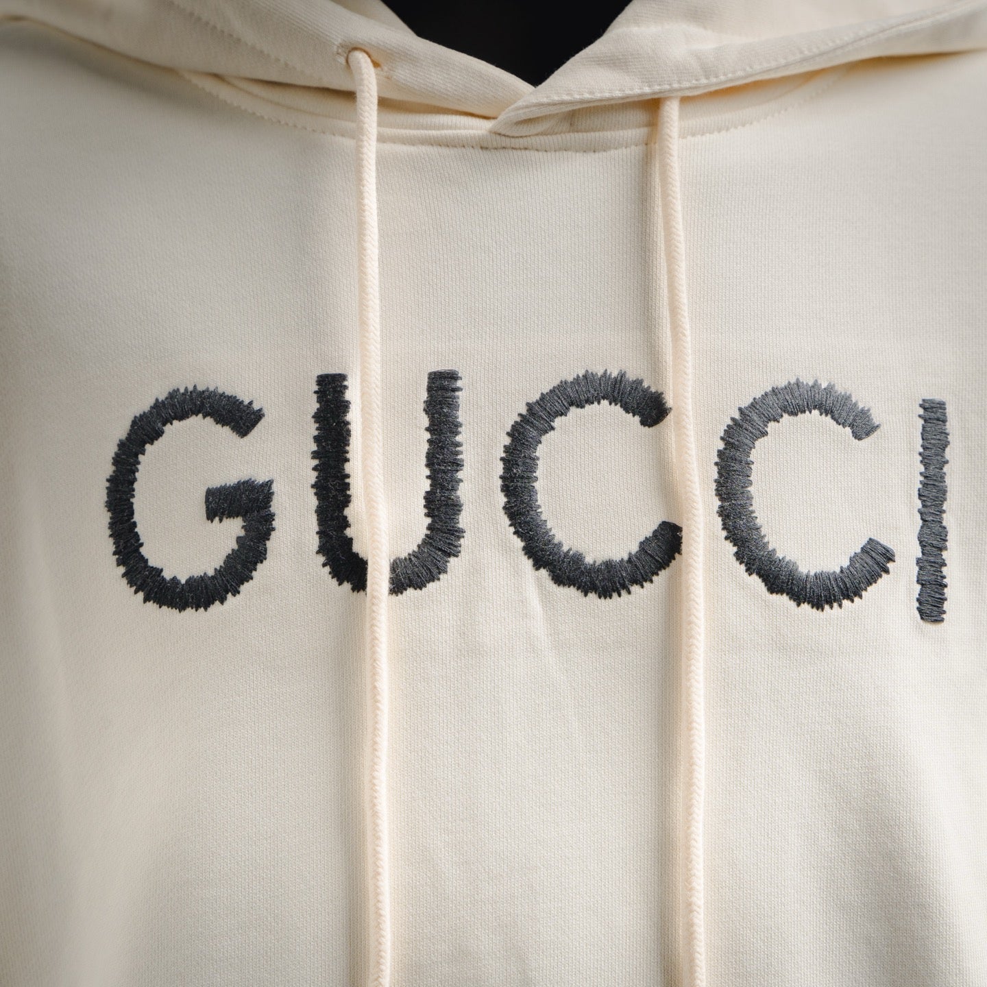 Guc 25fw embroidered hoodie