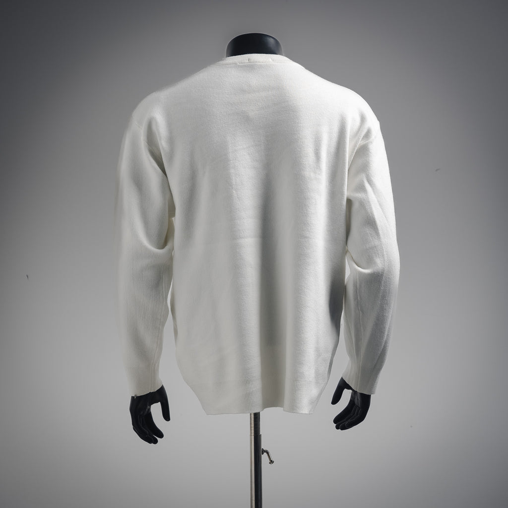 Loe 25fw embroidered sweater