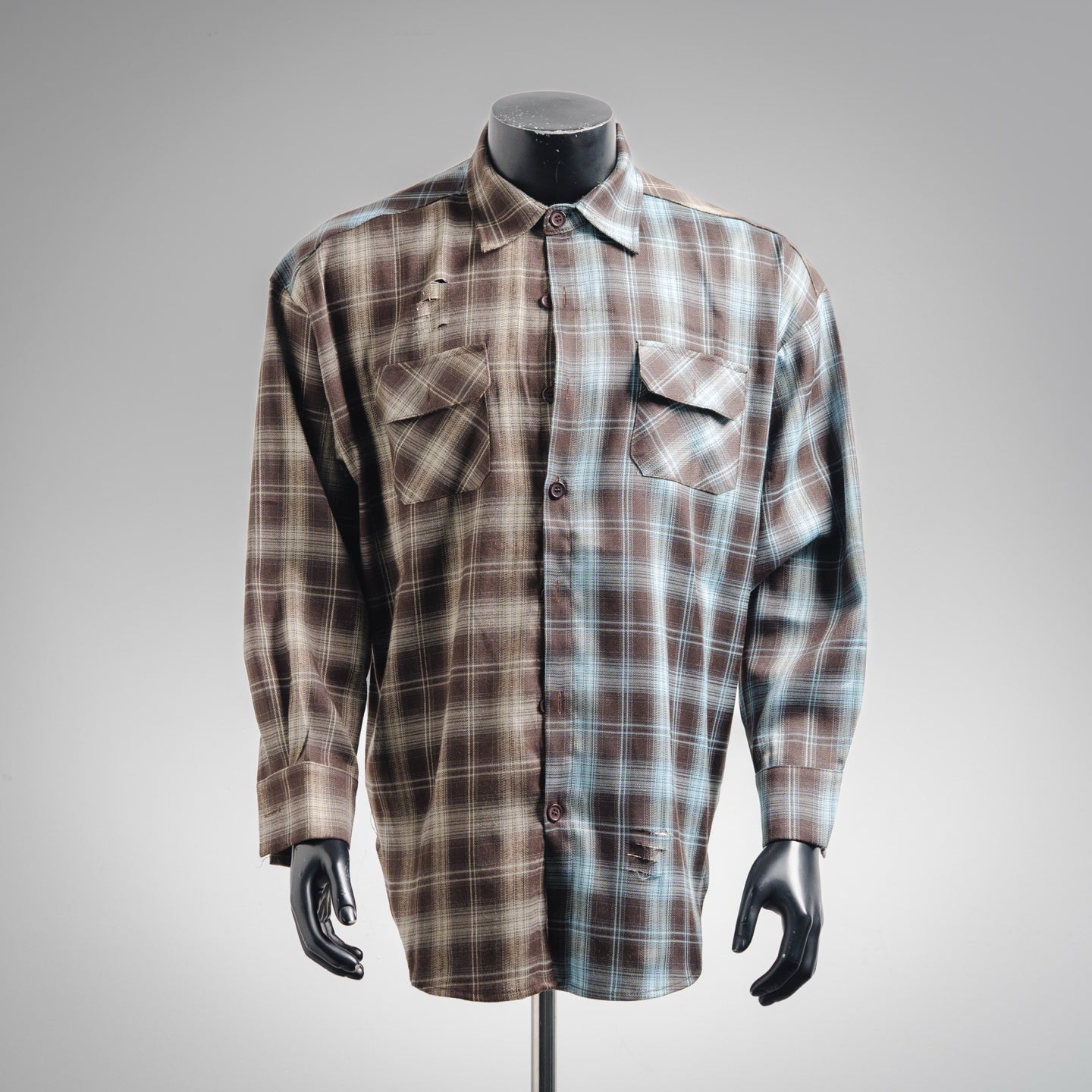 Well 25fw plaid shirt