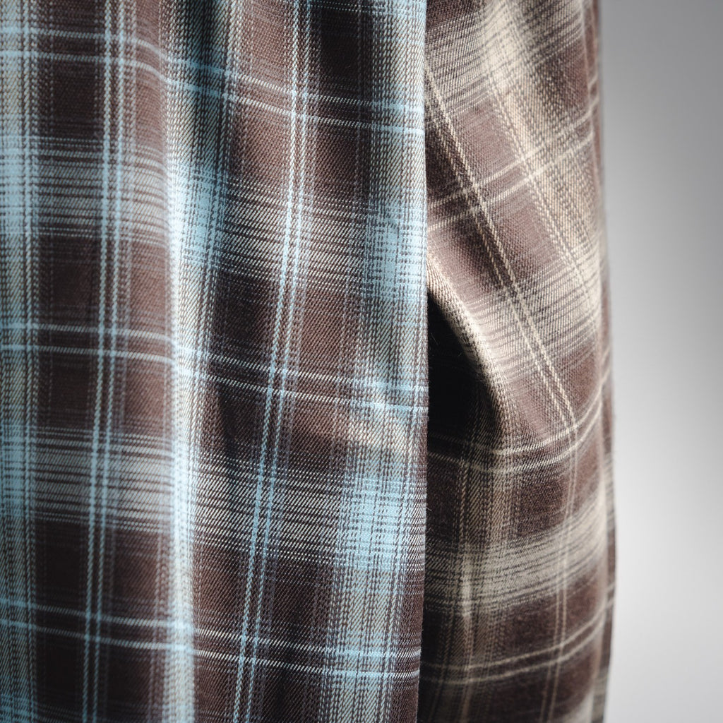 Well 25fw plaid shirt