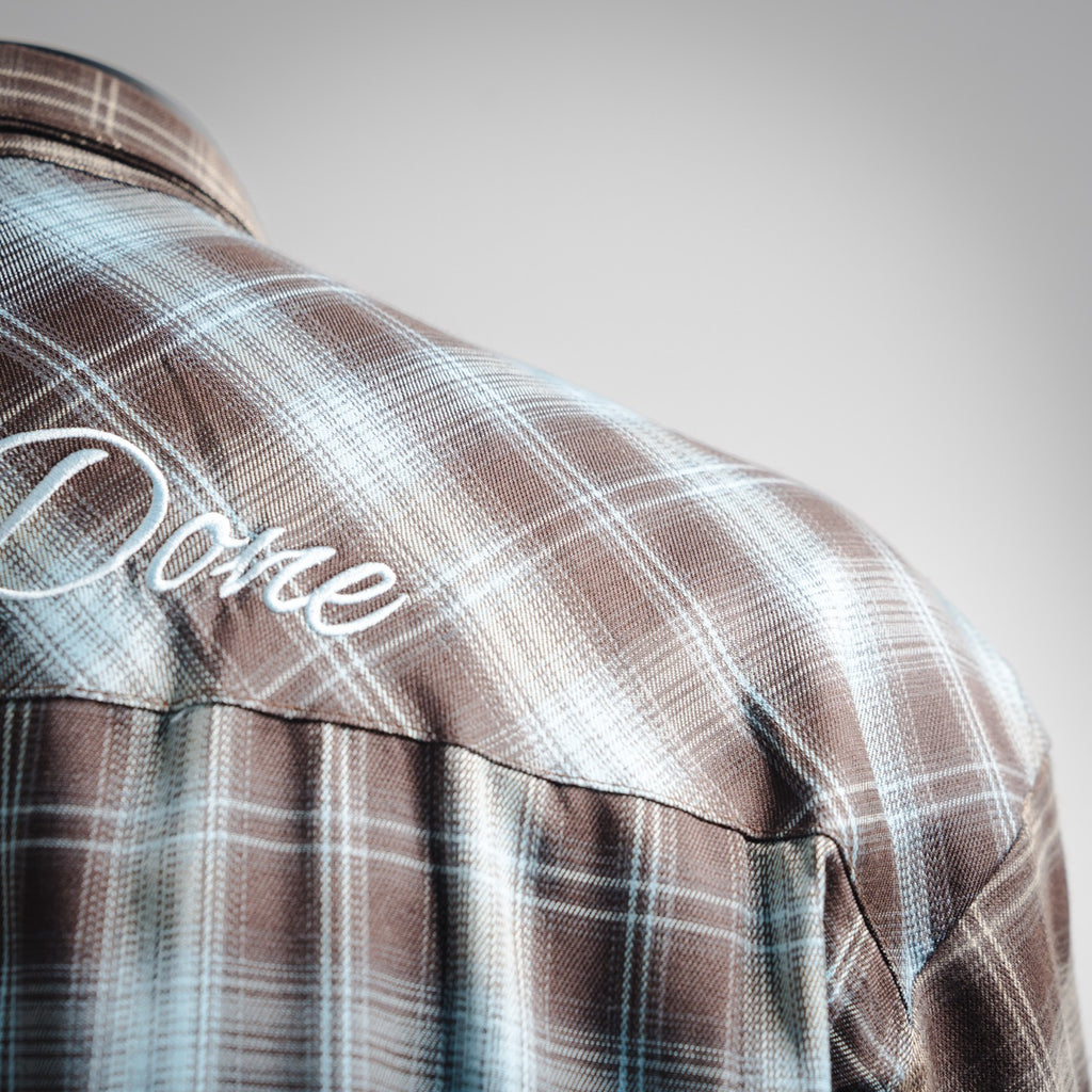 Well 25fw plaid shirt