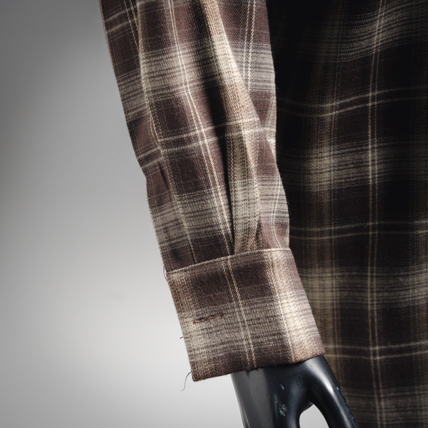 Well 25fw plaid shirt