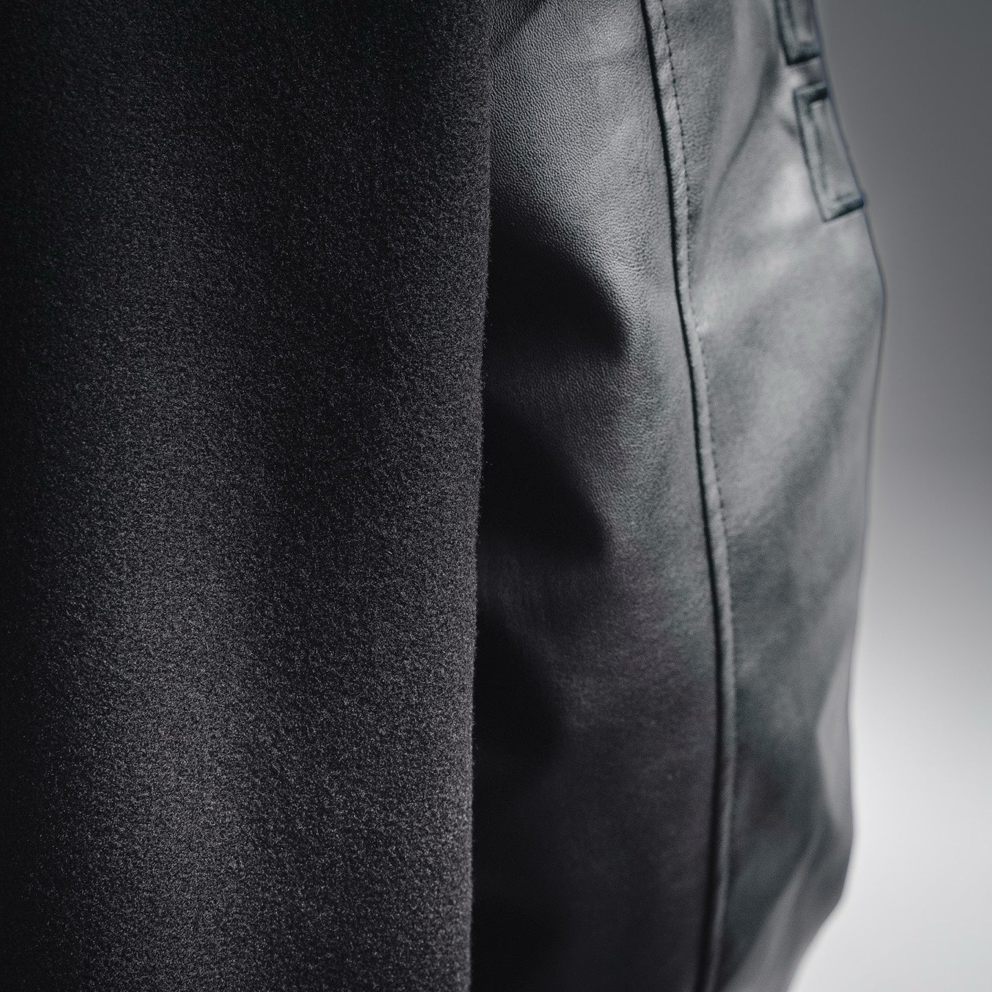 Given 25fw splicing jacket