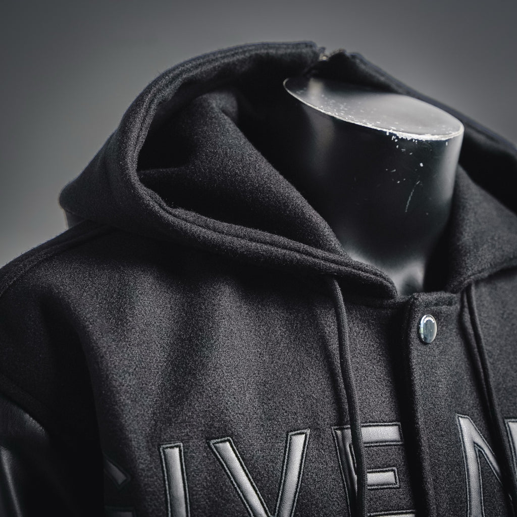 Given 25fw splicing jacket