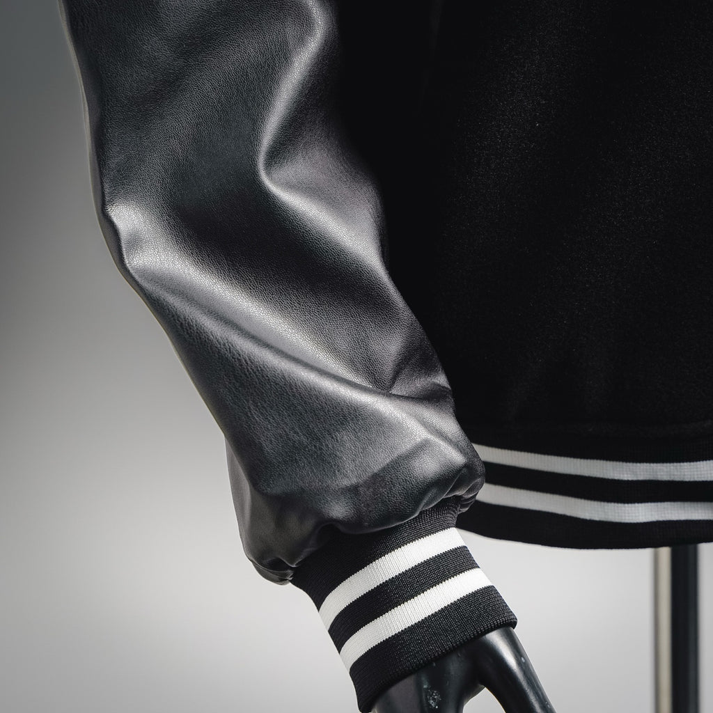 Given 25fw splicing jacket