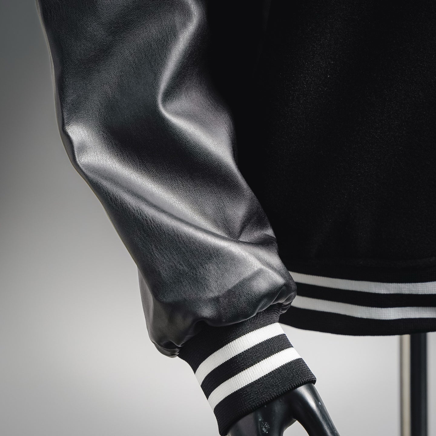 Given 25fw splicing jacket