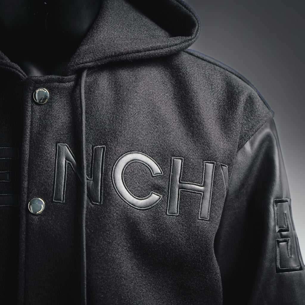 Given 25fw splicing jacket