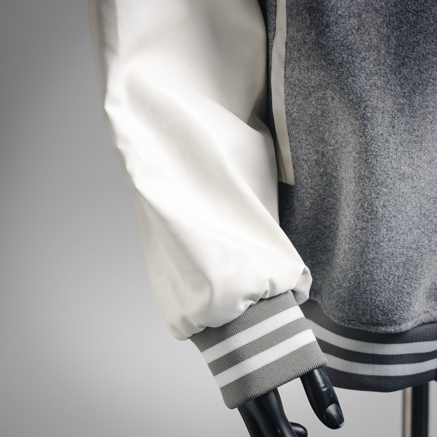 Given 25fw splicing jacket