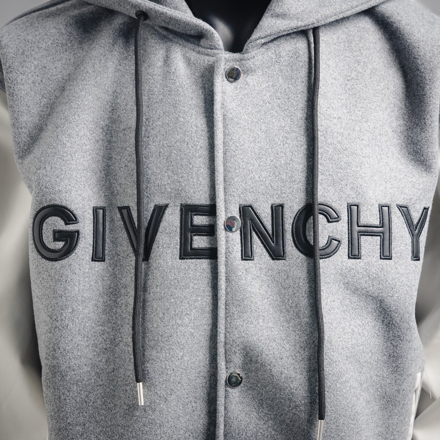 Given 25fw splicing jacket