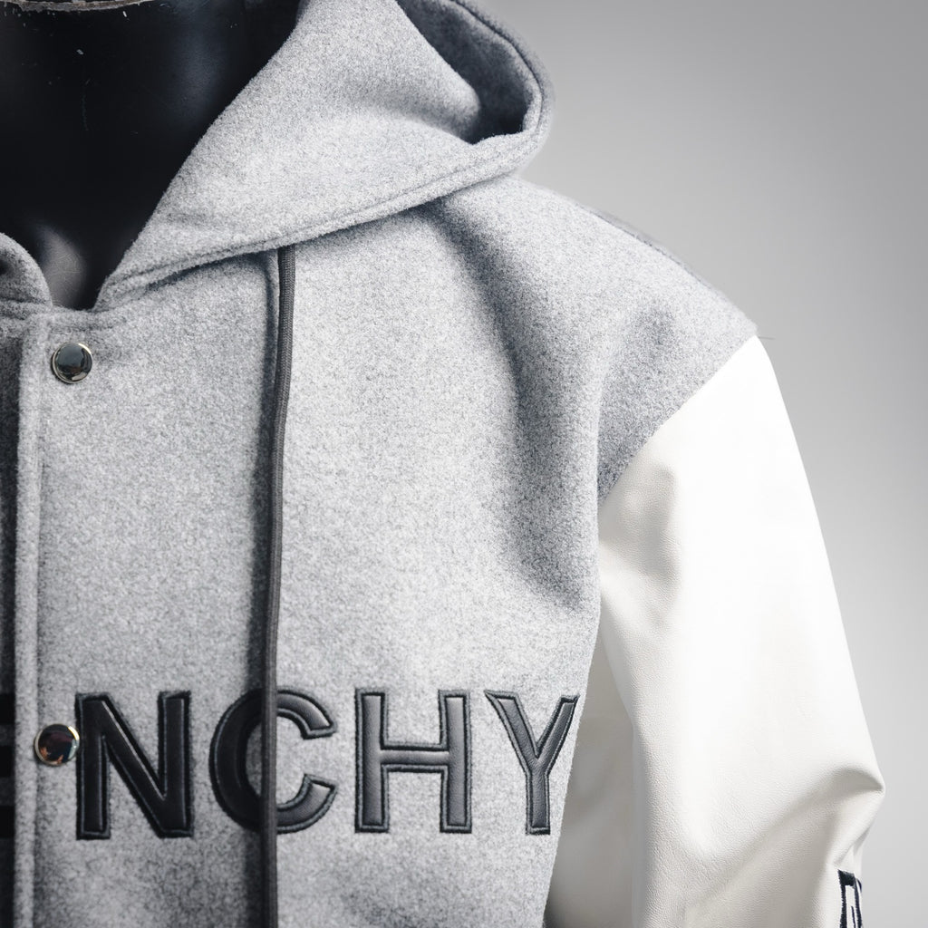 Given 25fw splicing jacket