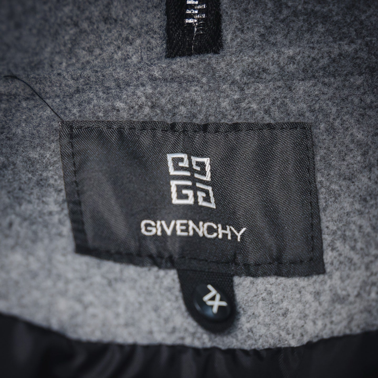 Given 25fw splicing jacket