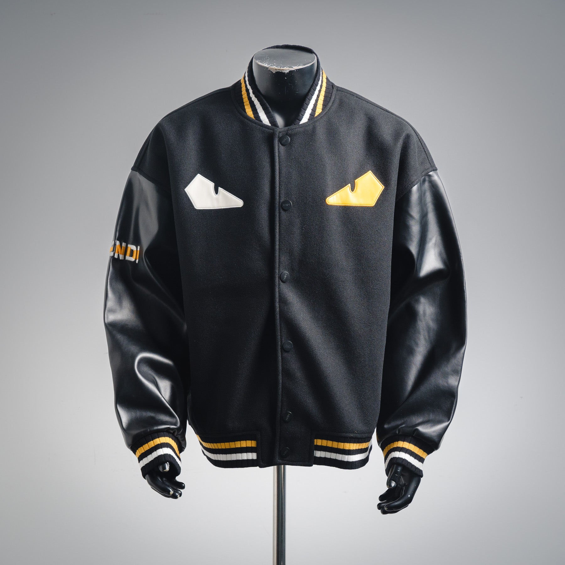 Fend 25fw leather jacket