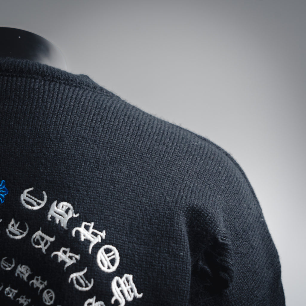 Chrome 25fw embroidered sweater