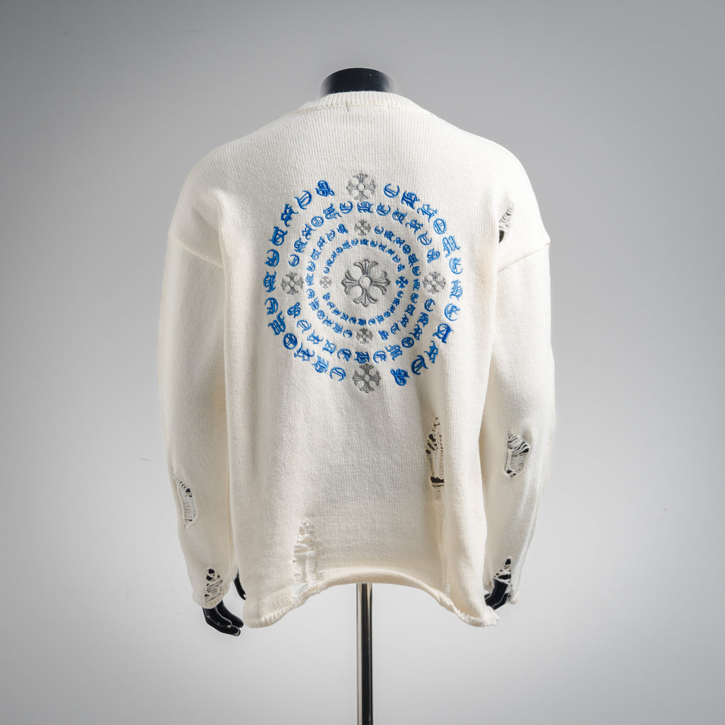 Chrome 25fw embroidered sweater