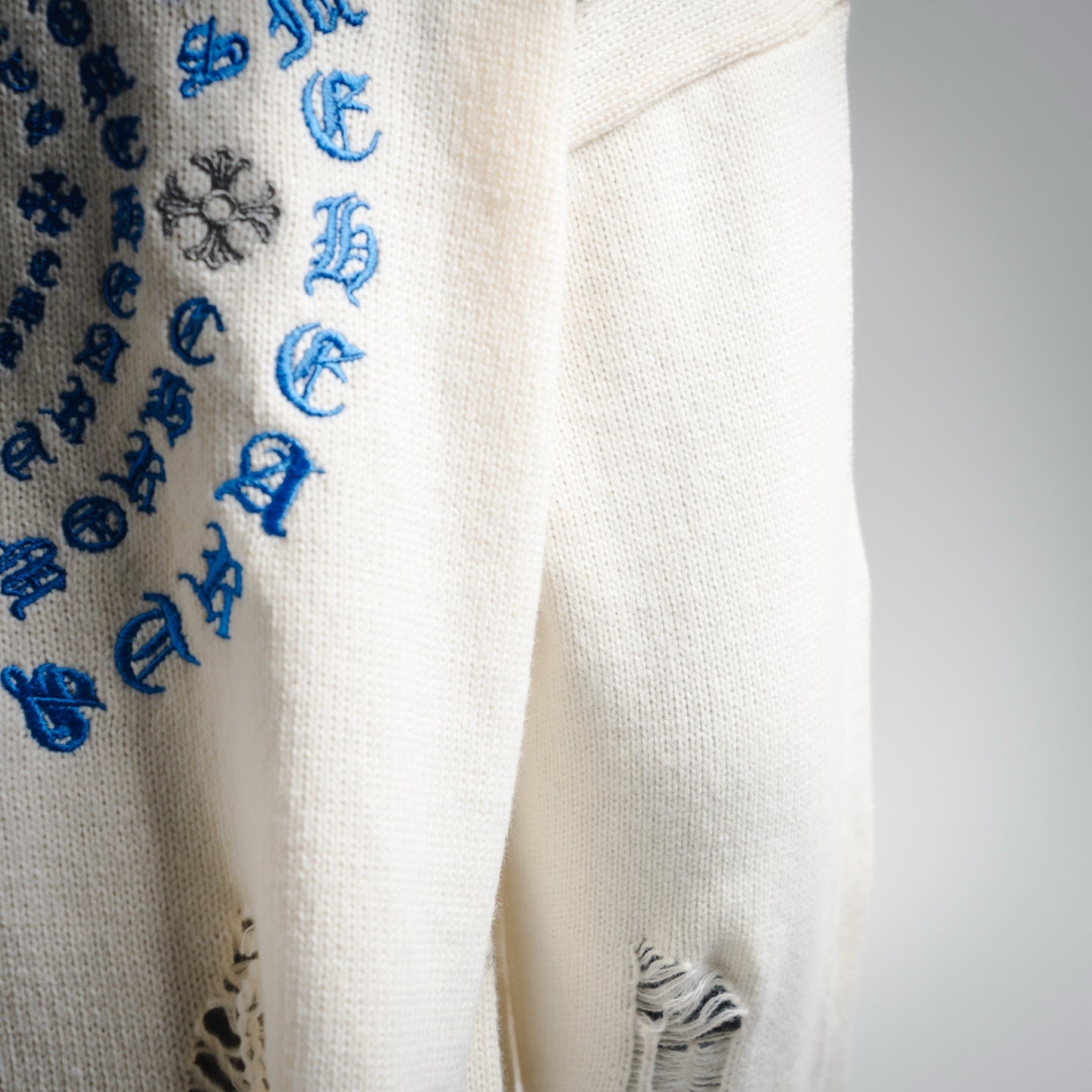 Chrome 25fw embroidered sweater