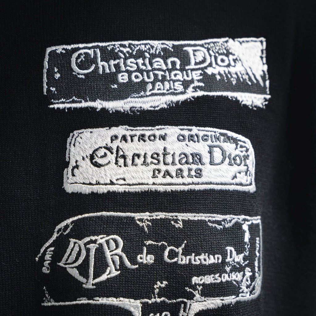 CD 25fw embroidered sweater