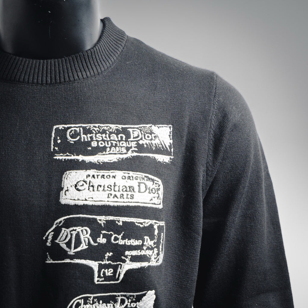 CD 25fw embroidered sweater