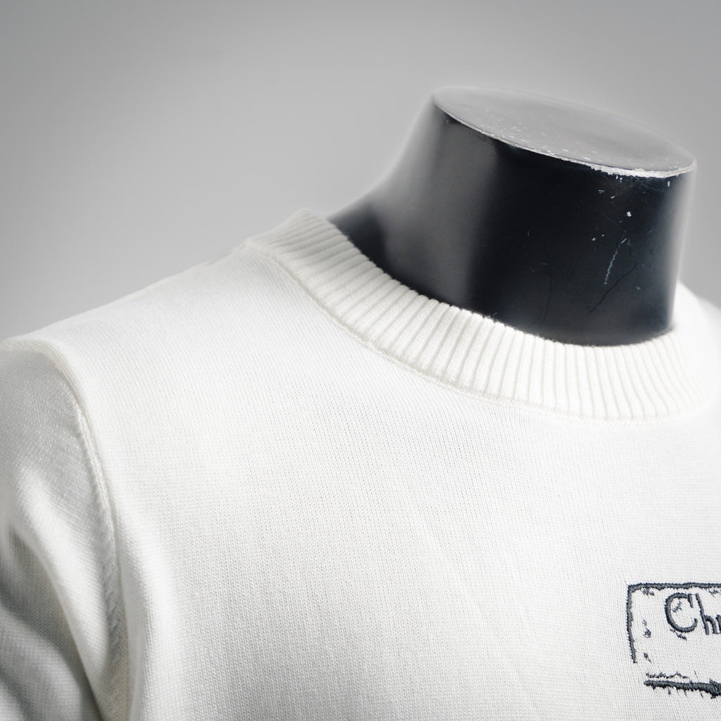 CD 25fw embroidered sweater