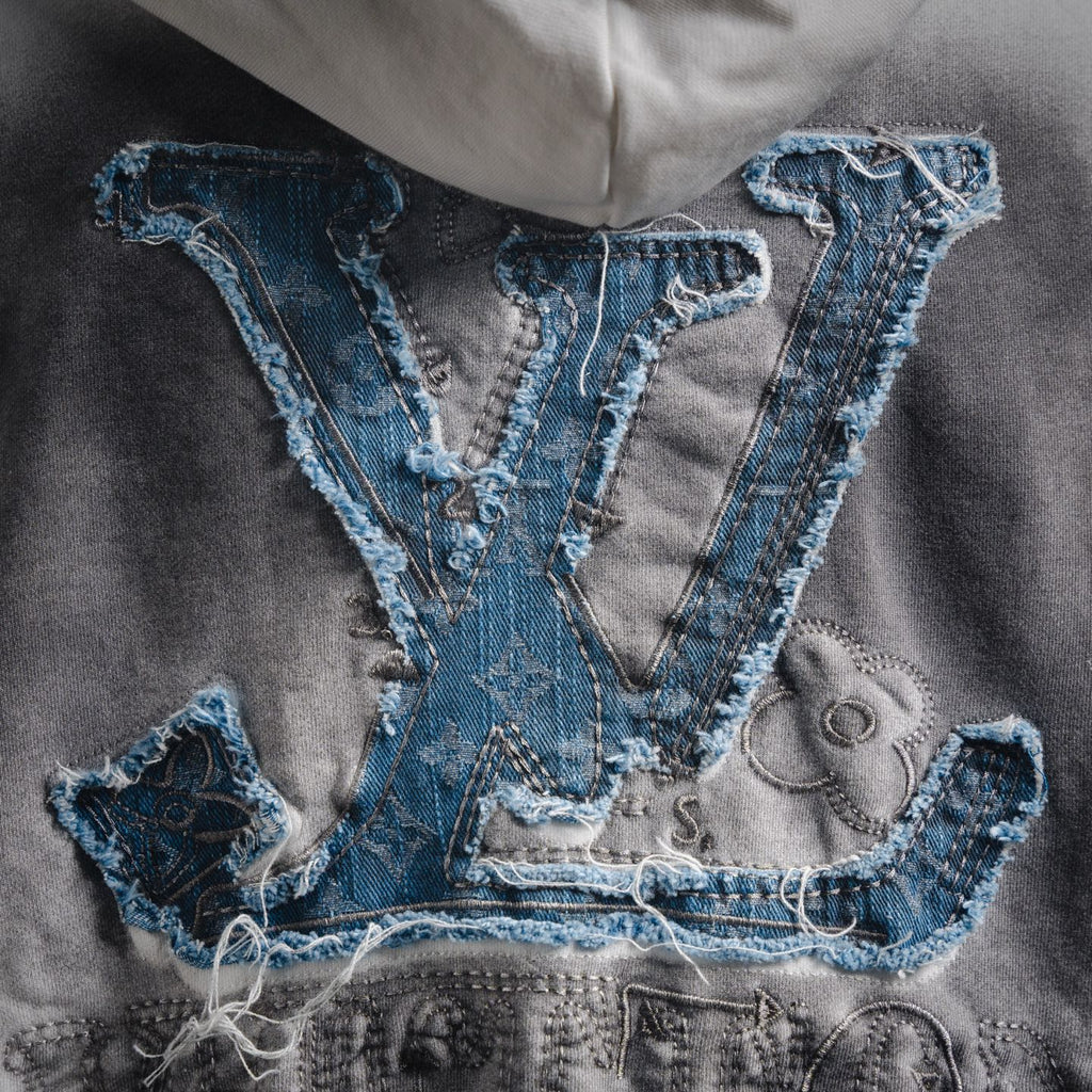 Louis 25fw embroidered hoodie