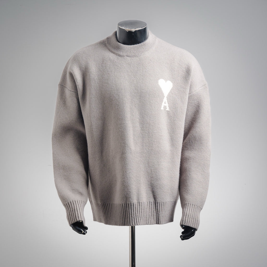 Ami 25fw jacquard sweater