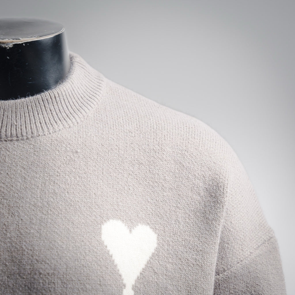 Ami 25fw jacquard sweater